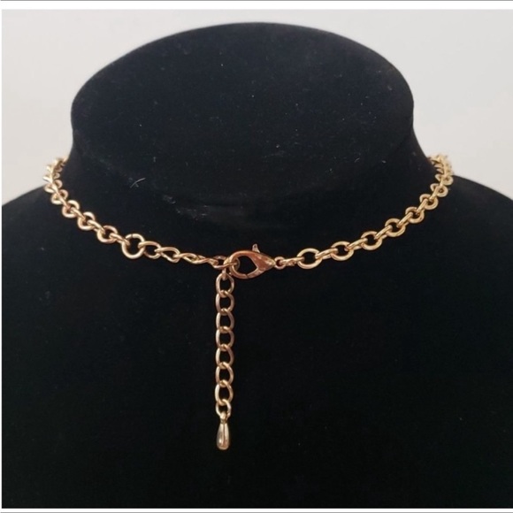 Rhinestone & Pearl Bib Statement Necklace - Picture 7 of 8